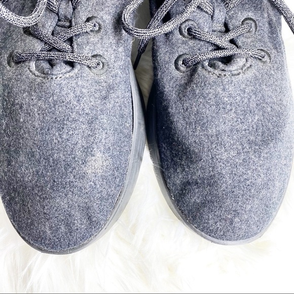 ALLBIRDS The Wool Runners Lace Up Sneaker Gray, Size 13 - Picture 2 of 9